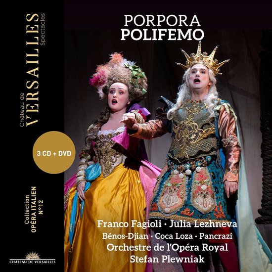 Franco Fagioli, Jose Coca Loza, Orchestre De L'opera Royal, Paul-Antoine Benos-Djian, Eleonore Pancrazi - Porpora: Polifemo (4 CD)