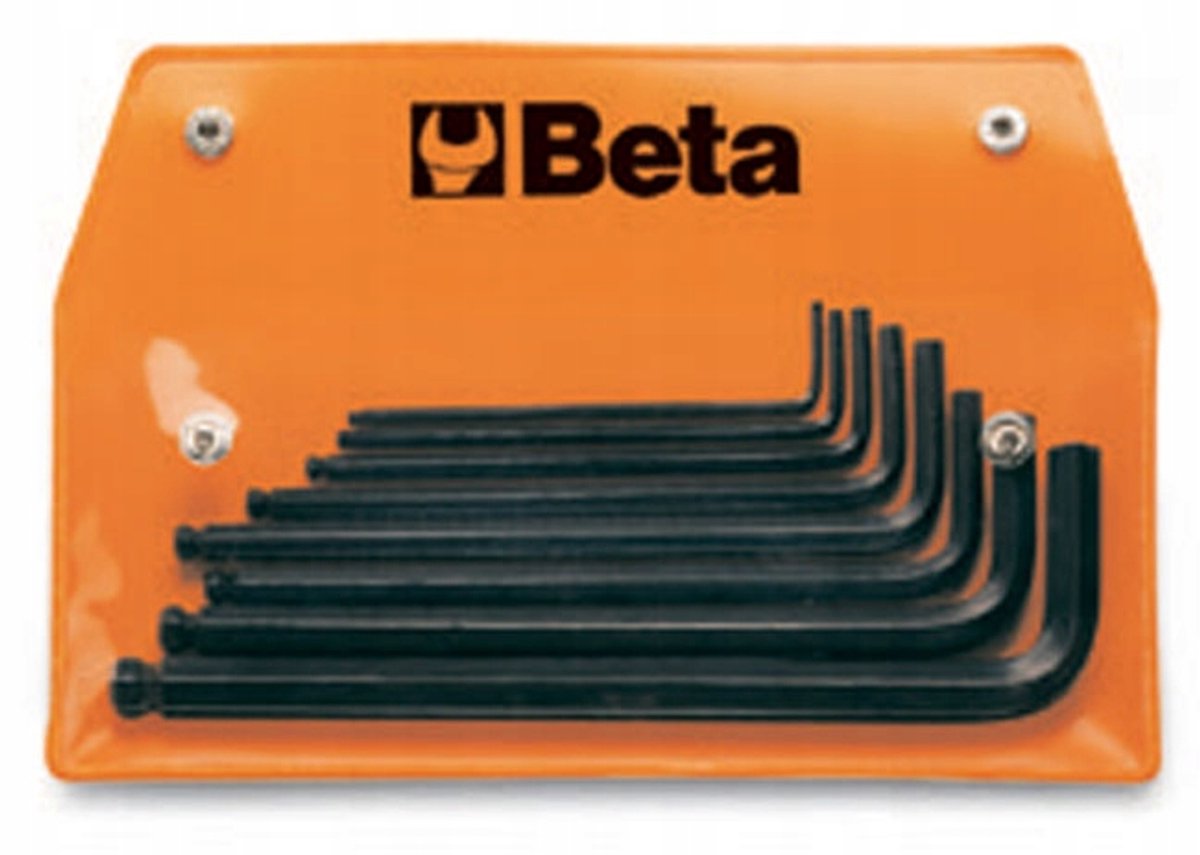 Beta Dopsleutelset 8-delig Inch Maten Kogelkop