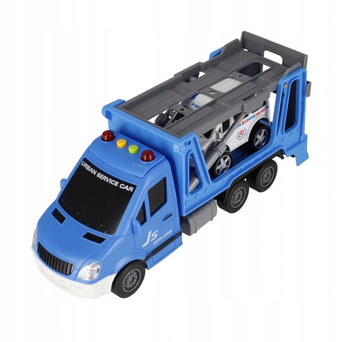 Mega Creative Politiewagen met Aanhanger: Licht & Geluid