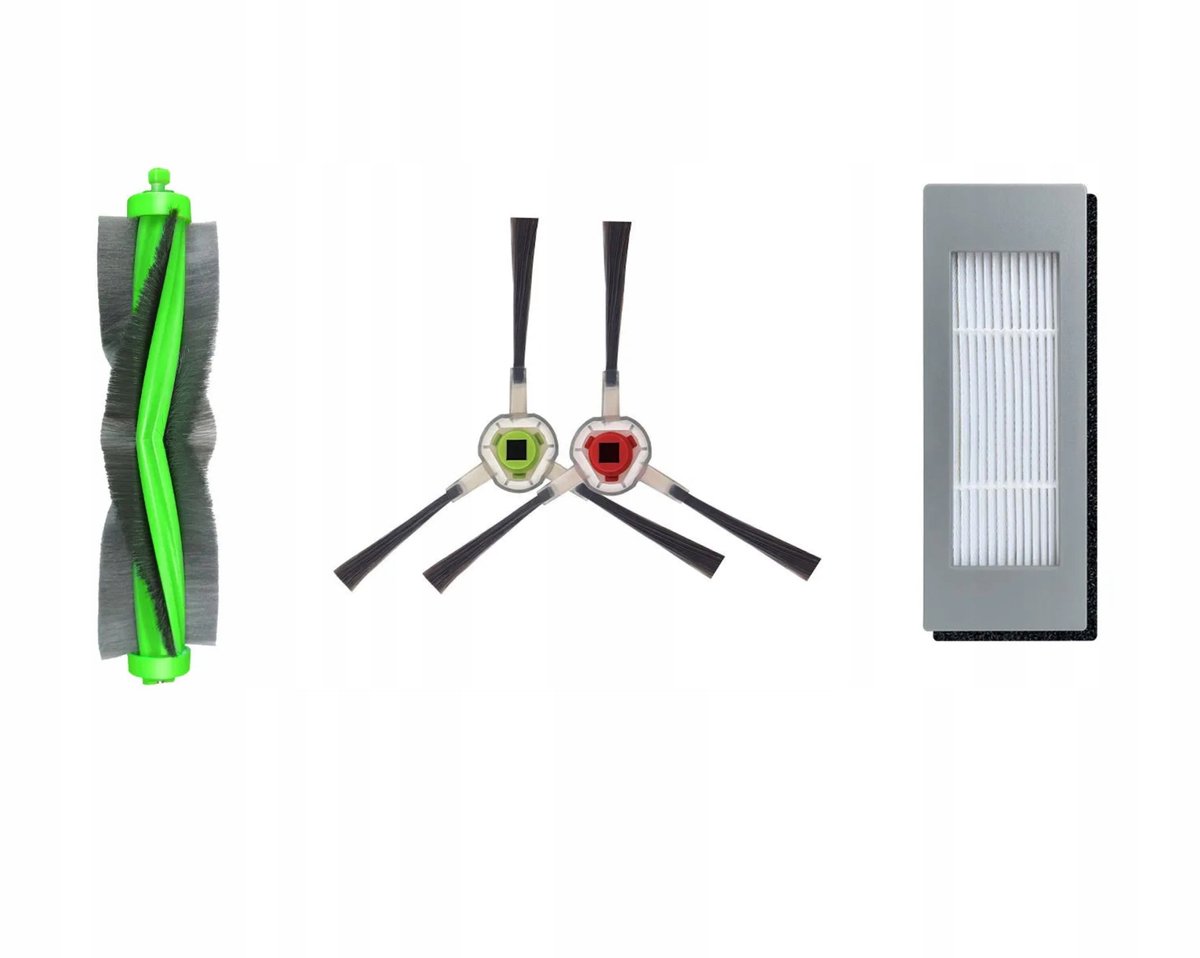 Vervangingsset voor iRobot Roomba COMBO: Borstels en Filter