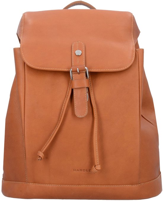 HAROLD'S Cuir Sac à dos de loisirs Sac à dos Campo Backpack Black Noir