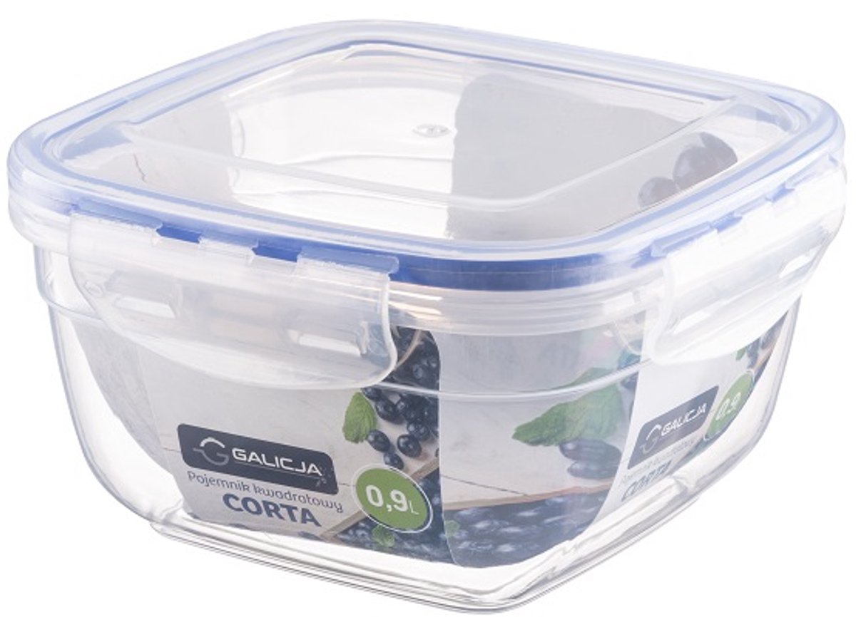 Corta Kunststof Voedselcontainer 0,9L met Lekvrije Deksel
