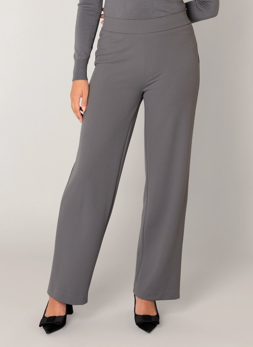 BASE LEVEL Yarah Broek - Dark Grey - maat W46 / L30