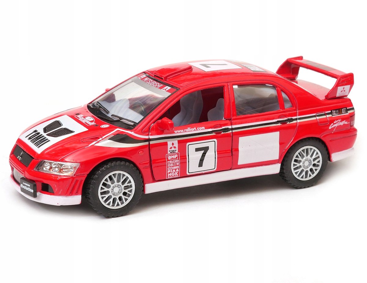 Kinsmart Mitsubishi Lancer Evolution VII Modelauto 1:36