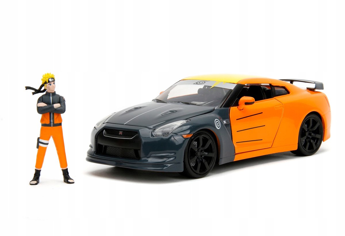 Jada Naruto Shippuden Nissan GT-R R35 1:24 met Naruto Figuur