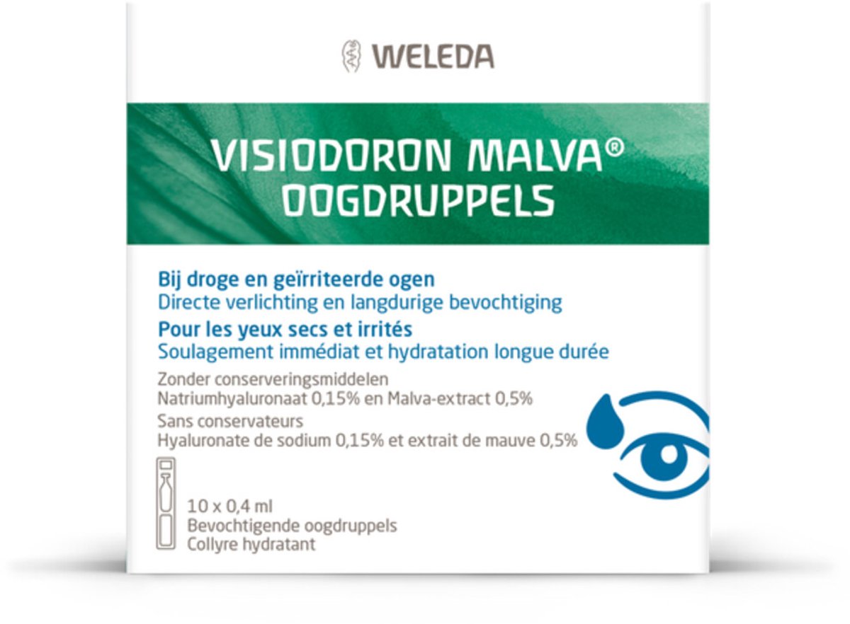 WELEDA Visiodoron Malva Oogdruppels Ampullen - 2 x 10 stuks - Voordeelverpakking
