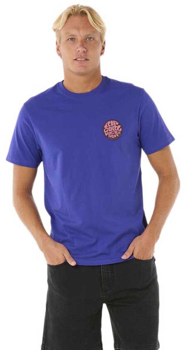 Rip Curl Wettie Passage Icon Tee Wild Berry Paars