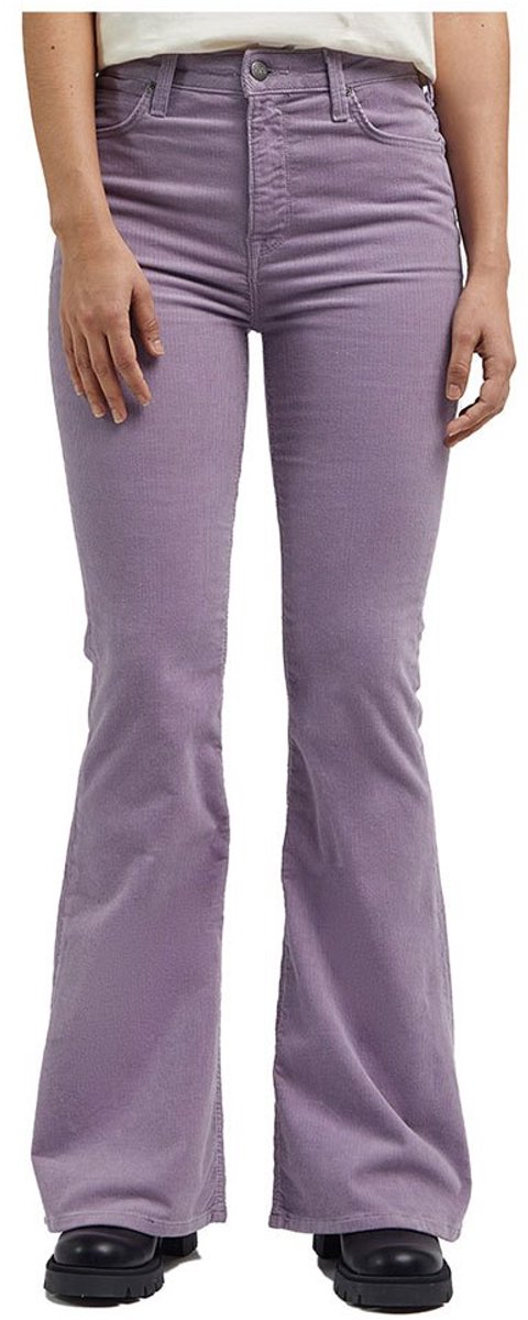 Lee Breese Flare Fit Spijkerbroek 25 31 Vrouw Paars