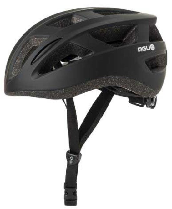 AGU Attivo - Fietshelm - Wielrenfiets - Mountainbike - In-mould - 52-58cm - S/M - Zwart - Unisex - 18 ventilatieopeningen - Direct-Dial systeem - Gerecycled materiaal van AGU — afbeelding 3