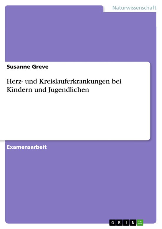Herz- und Kreislauferkrankungen bei Kindern und Jugendlichen - cover