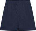 Donkerblauwe voetbalbroek met elastische tailleband.