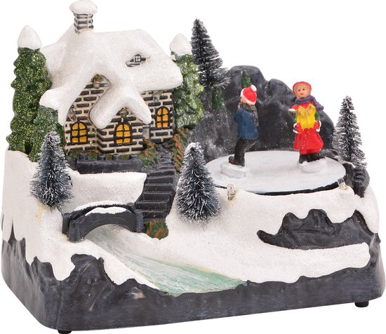 vidaXL - Kerst - Tafelversiering - Multikleur - 16 - x - 11,5 - x - 13 - cm - Kunststof