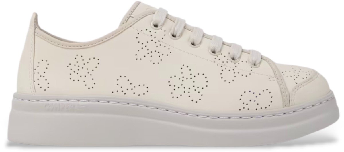 Camper Runner Flower Perforated Sneakers Wo White