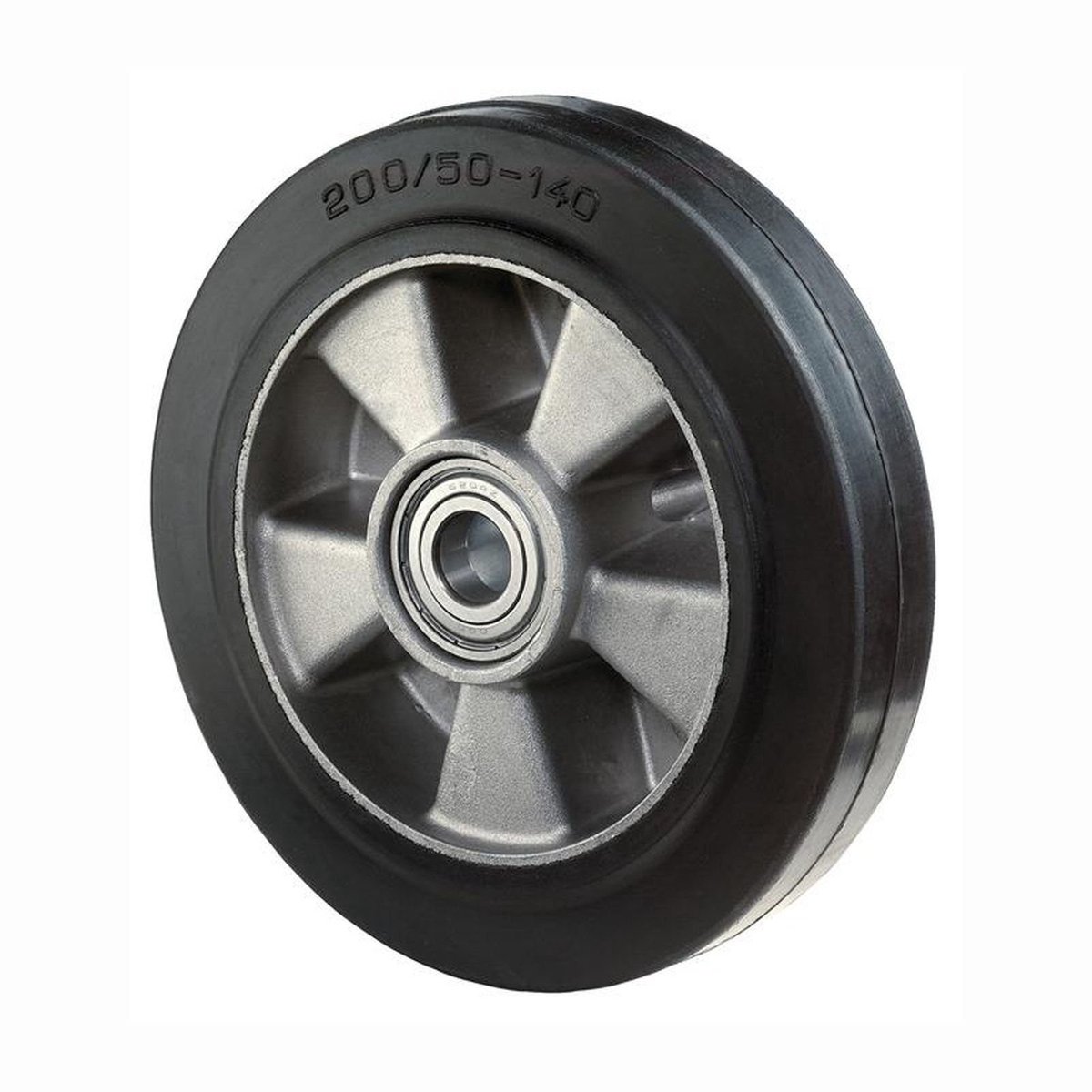 BS zwenkwiel Elastisch massief rubber 60 mm - B80.180