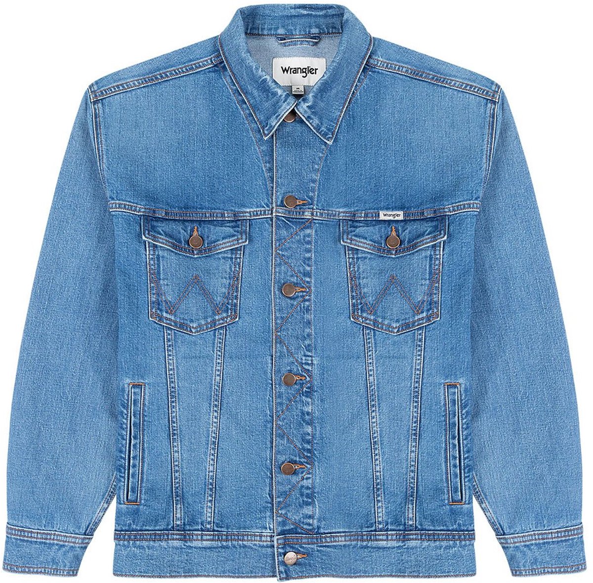 Wrangler Anti Fit Relaxed Spijkerjas L Man Blauw