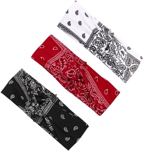 Lot De 2 Bandeaux Nœud Rétro Rouge – Large Bandeau Antidérapant Pour Femmes