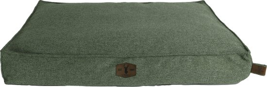 Chaise longue orthopédique premium Boony 'Est 1941' en pin givré ravivé 100x70x17cm