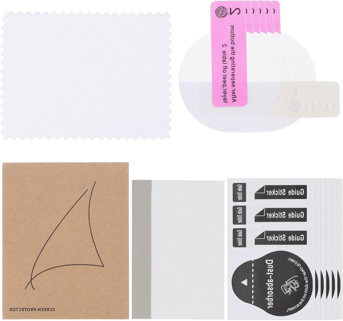 Allecto Plus - Displaybeschermfolies voor horloges, 29 mm, HD krasbestendig waterdicht.