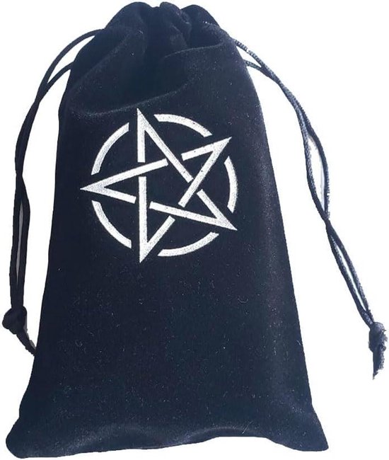 Zakje Tarotkaart - 12x17.5cm Tarotkaart Fluwelen Opbergtas | Bordspel Tarot Tas, Tarot Deck Card & Dice Opbergtas Met Trekkoord, Sieraden Pouch Tarot Kaarthouder Tas Pouch