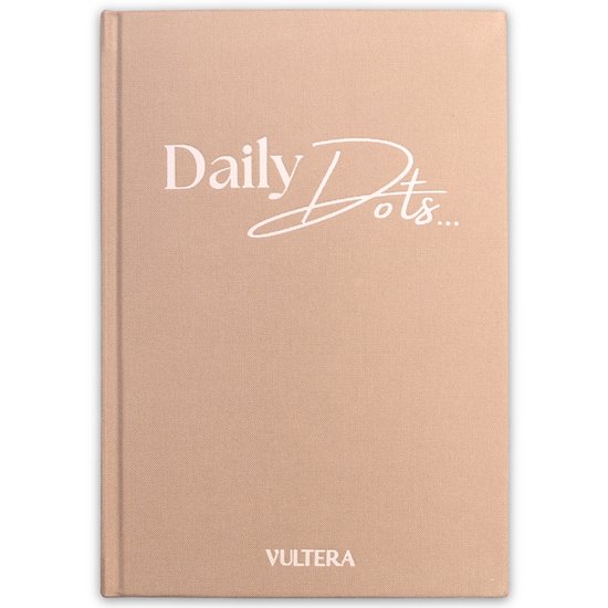 Vultera Daily Dots - Bullet Journal - Dagboek - A5 - Champagne