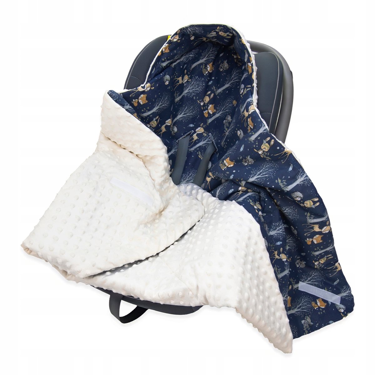 Kerstin Baby Deken voor Autostoel, Draagzak & Kinderwagen - Zacht & Warm
