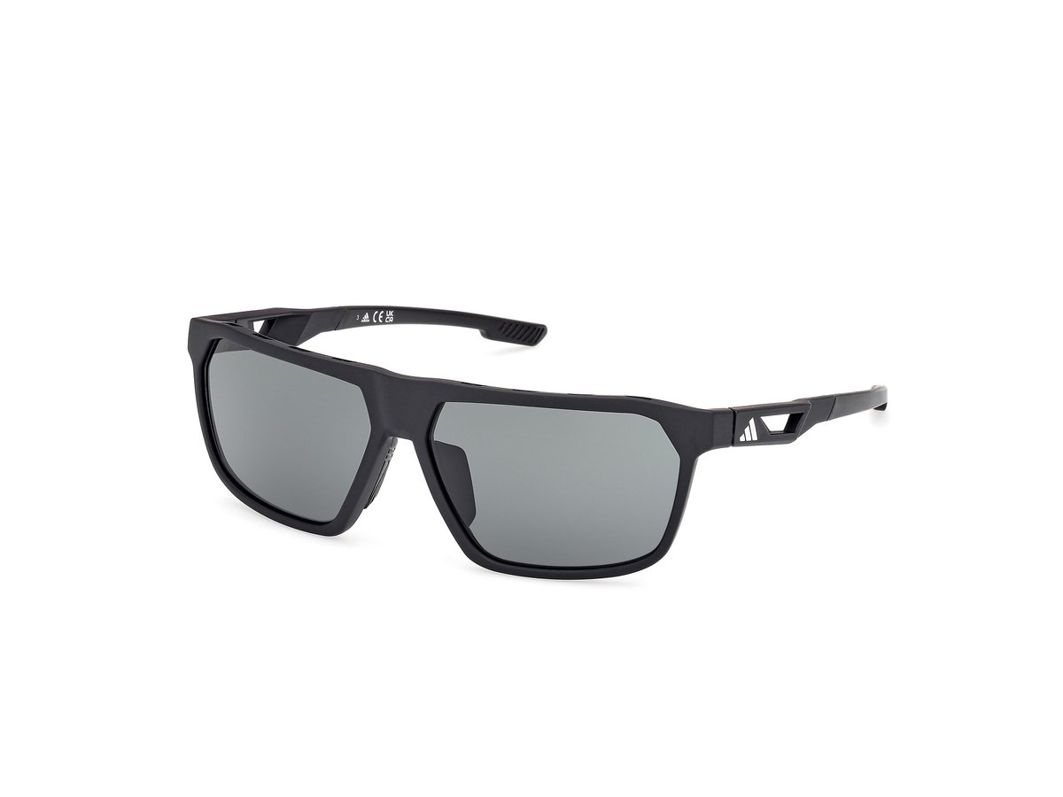 Adidas Sport Sp0096 Gepolariseerde Zonnebril Zwart