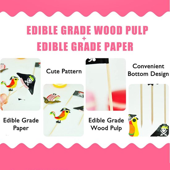 Dinosaurus Taartdecoraties - 6 Stuks 3D Taartopzetstukken voor
