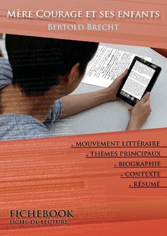 Fiche de lecture Mère Courage et ses enfants de Bertolt Bre ... - cover