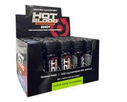 Scitec Nutrition® - Hot Blood Hardcore Shot (20 x 60 ml - Apple/Pear) - Appel/Peer - 20 doseringen - pre workout shot - vloeistof - pre-workout