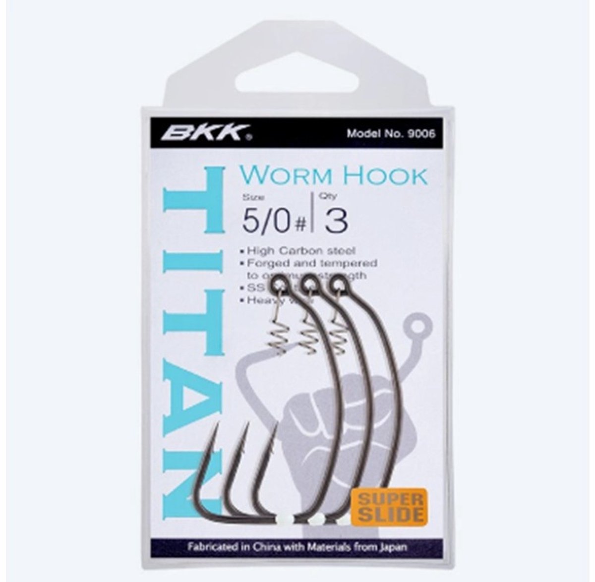 BKK Titan 9006 Worm Hook #2/0