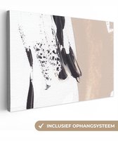 Peinture sur Toile Peinture - Design - Abstrait - 90x60 cm - Décoration murale