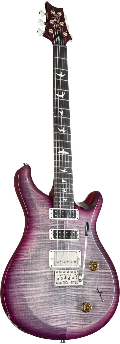 PRS S2 Studio Faded Gray Black Purple Burst - Custom elektrische gitaar