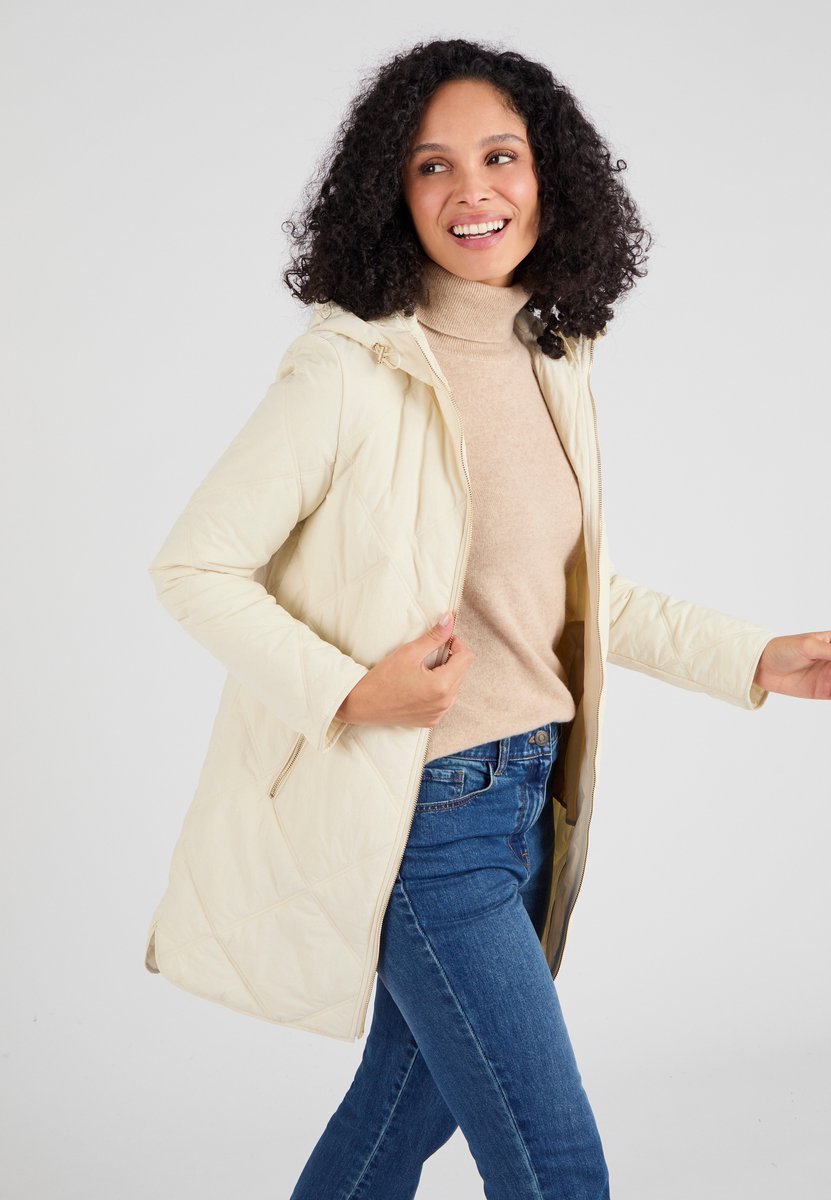 Damart Gewatteerde parka Dames – 42-44 Bruin