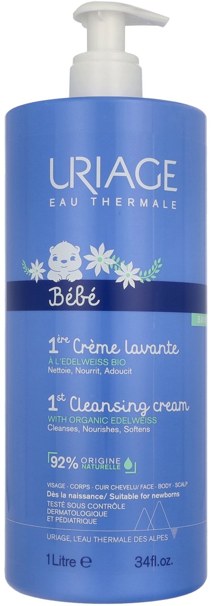 Uriage Bebe 1ere creme lavante 1 Liter van Merkloos — afbeelding 3