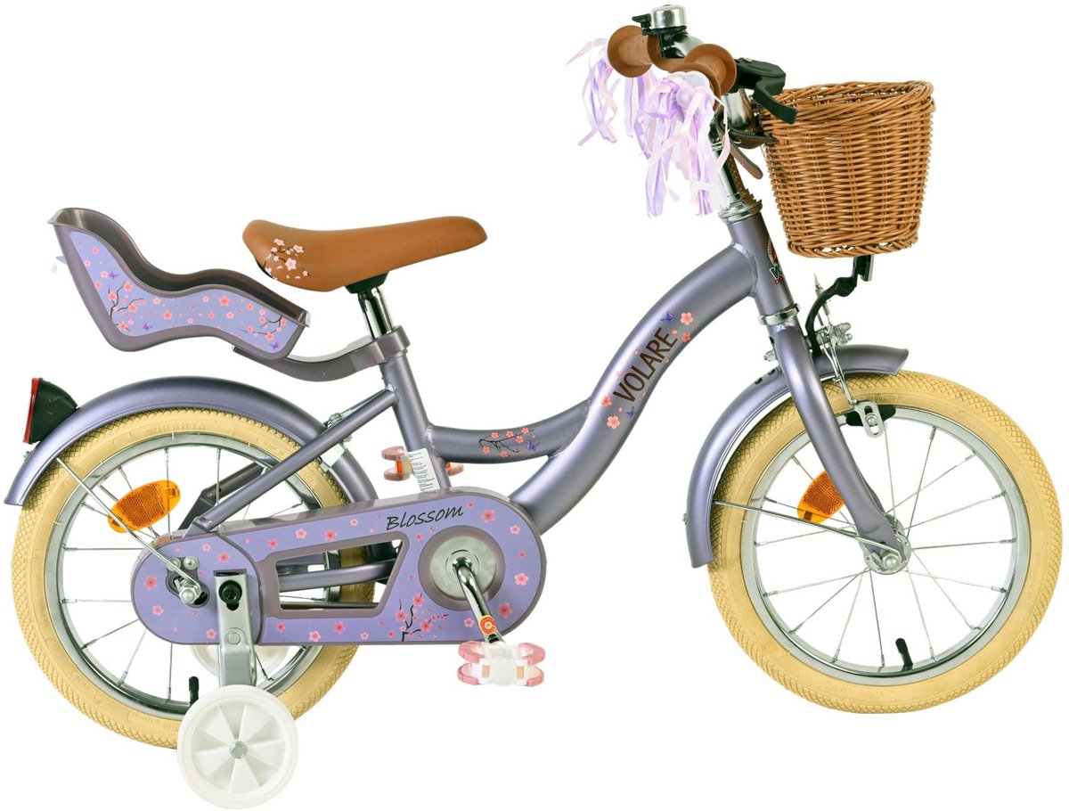 Volare Blossom Kinderfiets Meisjes 14 inch