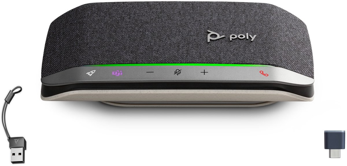 HP Poly Sync 20+M Speakerphone USB-C/A Adapter