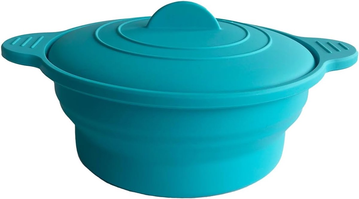Opvouwbare Siliconen Stoompan voor Oven en Magnetron - 1200ml