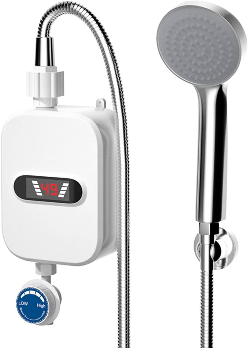 Tankloze Elektrische Waterverwarmer met LED-display voor Direct Warm Water
