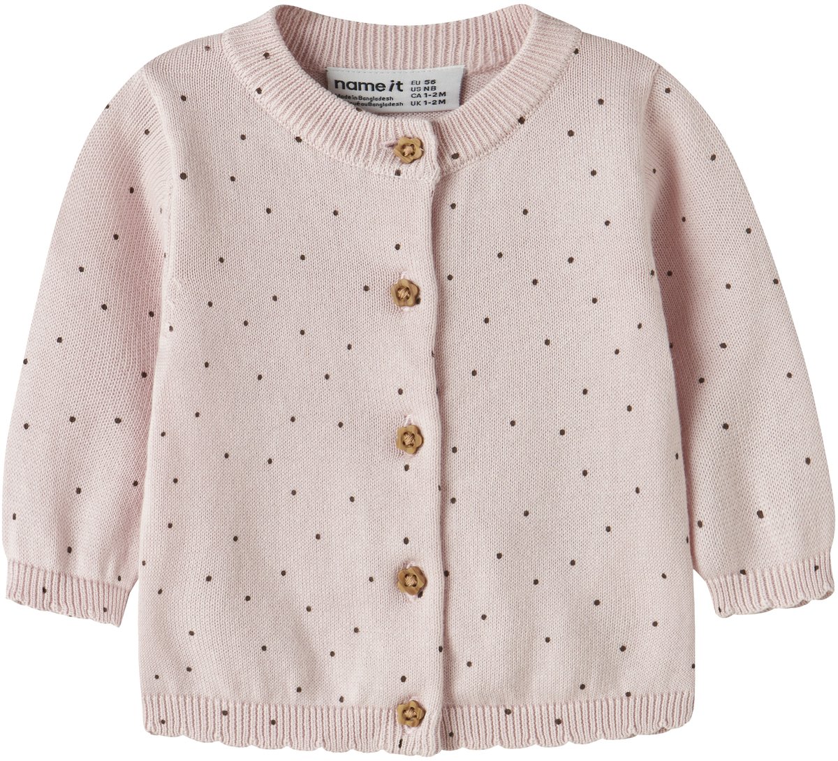 NAME IT - NBFLADOT LS KNIT CARD - Baby - Cardigans