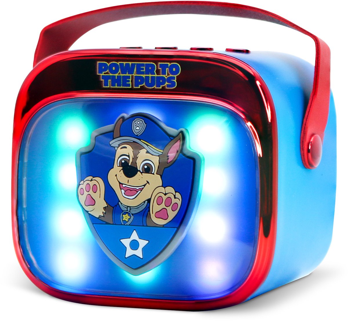 Paw Patrol - karaoke set voor kinderen - draadloze microfoon en speaker - met lichteffecten en stemeffecten — cadeau in Spellen & Speelgoed - foto 5