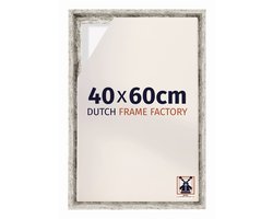 Baklijst 40x60 cm - Wit Vintage - Geschikt voor Canvasdoek - MDF Baklijst Lausanne