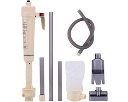 Aquarium grind stofzuigen, verstelbare batterij aangedreven sifon zand grind wassen tool pomp filter voor aquarium aquarium