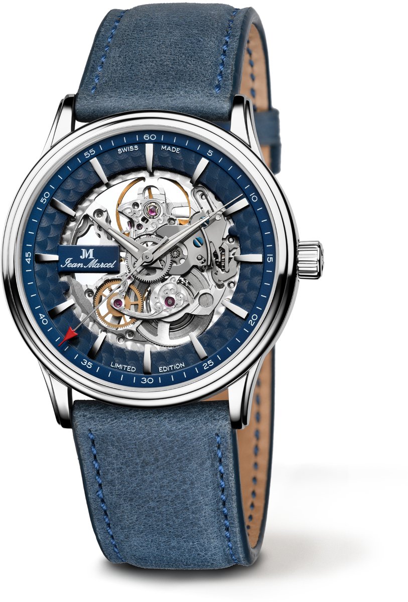 Jean Marcel Herren Armbanduhr Edelstahl Glänzend 24,5cm
