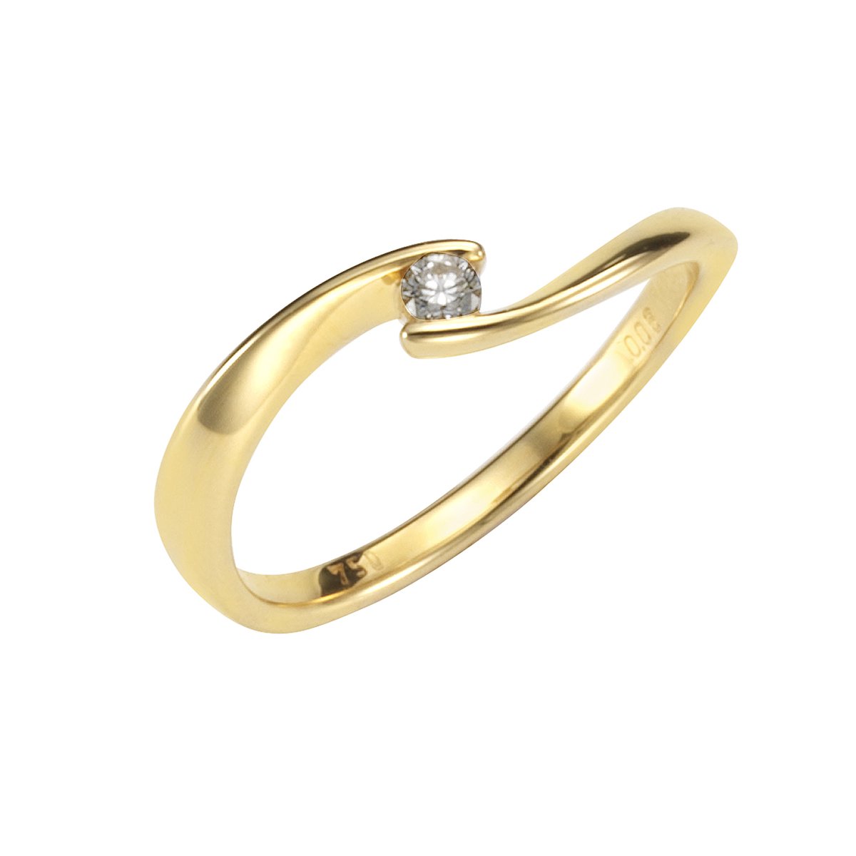 Orolino Ring Gold 750 mit Brillant 0,06ct.