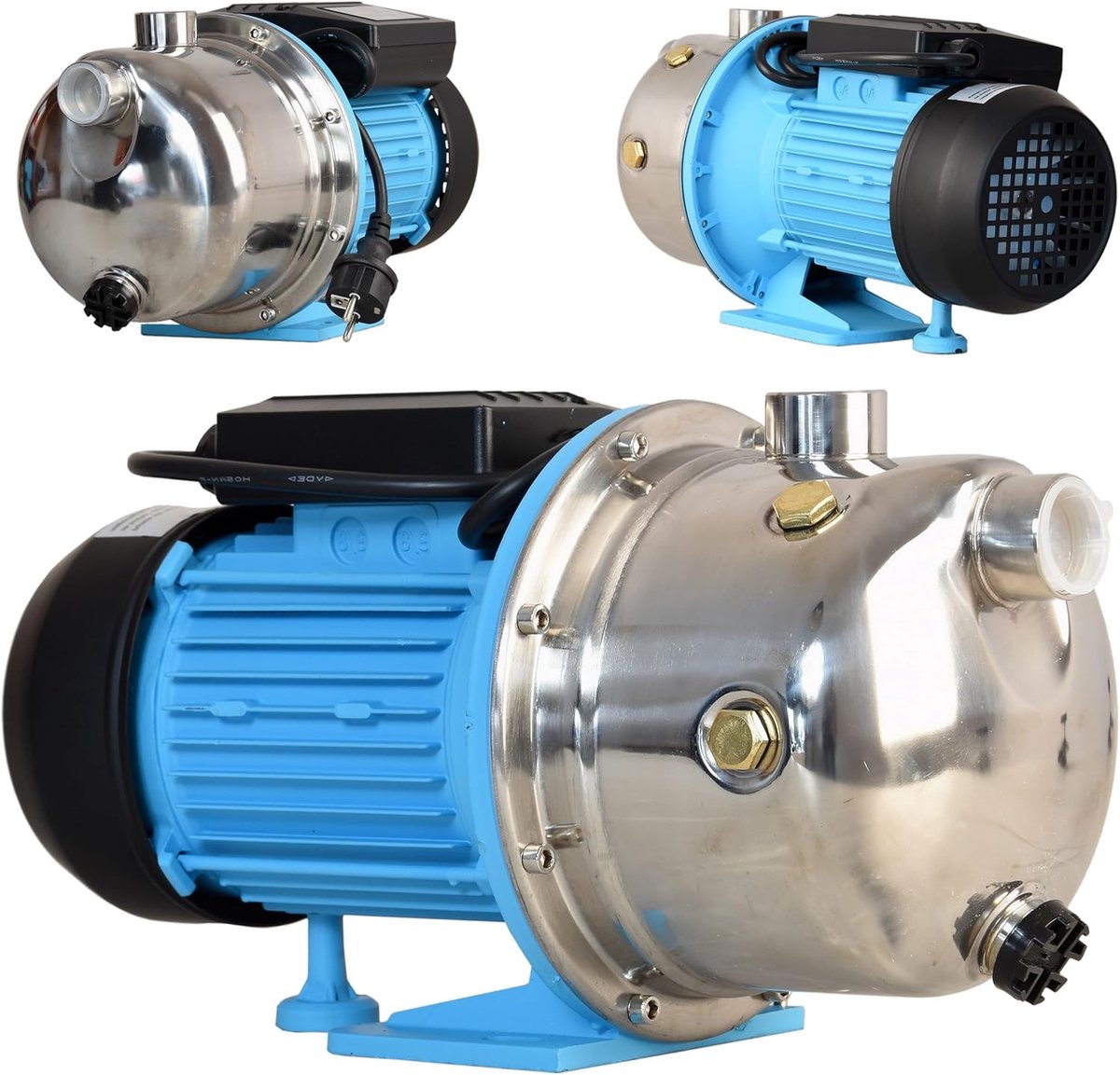 Krachtige Waterpomp voor Tuin en Huishoudelijk Gebruik - 1100 W, 3600 l/h, 50 m Hefhoogte