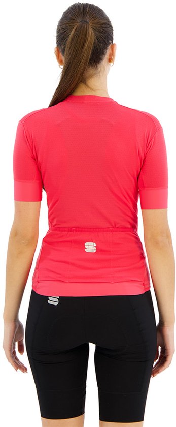 Sportful Outlet Maillot de cyclisme à manches courtes Monocrom rouge S femme