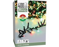 Microcluster Carnaval verlichting - 400 led - 8m - three tone traditional - Lichtfuncties -Buiten Binnen