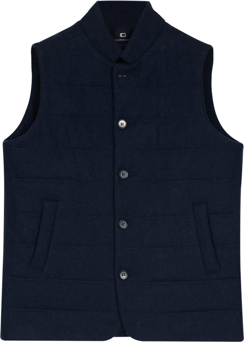 Giordano Owen Heren Bodywarmer Regular fit Tussenjas Donkerblauw 522551-69
