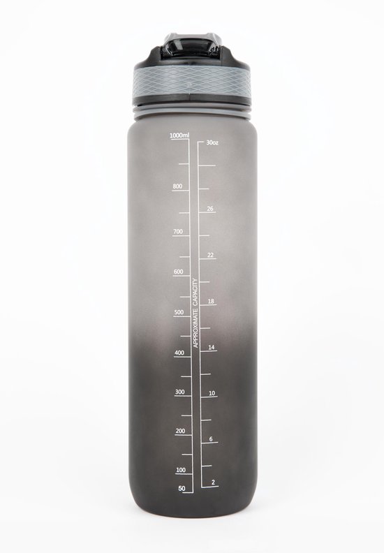 Gorilla Wear Gradient Water Fles 1000 ml - Zwart/Grijs — afbeelding 3