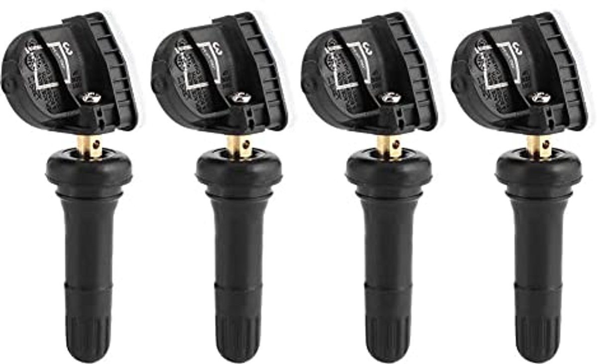 Set van 4 bandenspanningssensoren voor TPMS - Geschikt voor diverse modellen zoals B-MAX, C-MAX, ECOSPORT, FIESTA en FOCUS